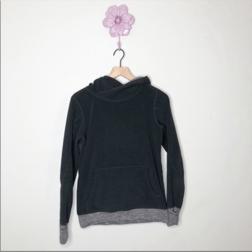 Lululemon Dark grey Fleece Hooded Pullover Jacket